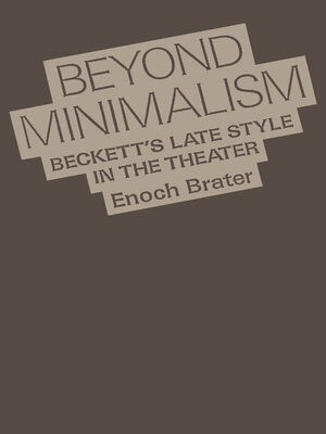 cover image of Beyond Minimalism